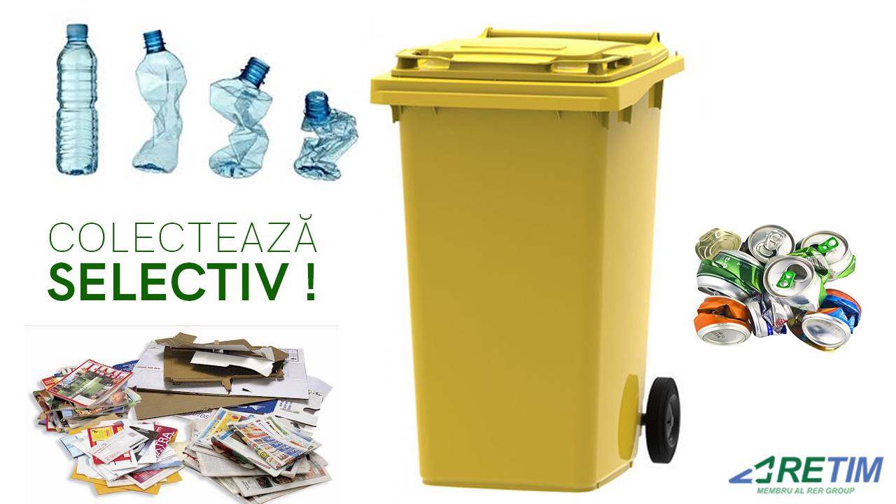 Marţi se colectează deşeurie reciclabile la Turnu, vineri la Pecica